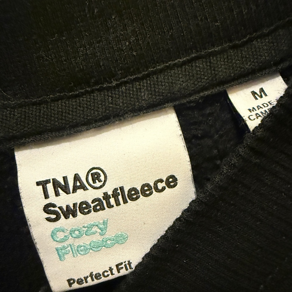 TNA Black Crewneck Sweater - Picture 3 of 3